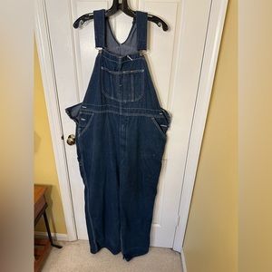 Vintage Blue Denim Overalls